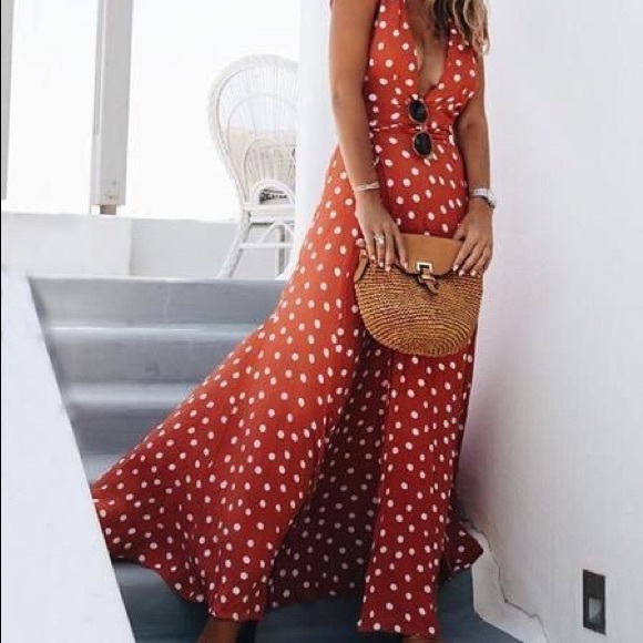 PolkaDot Maxi Dress - Picture 8 of 8